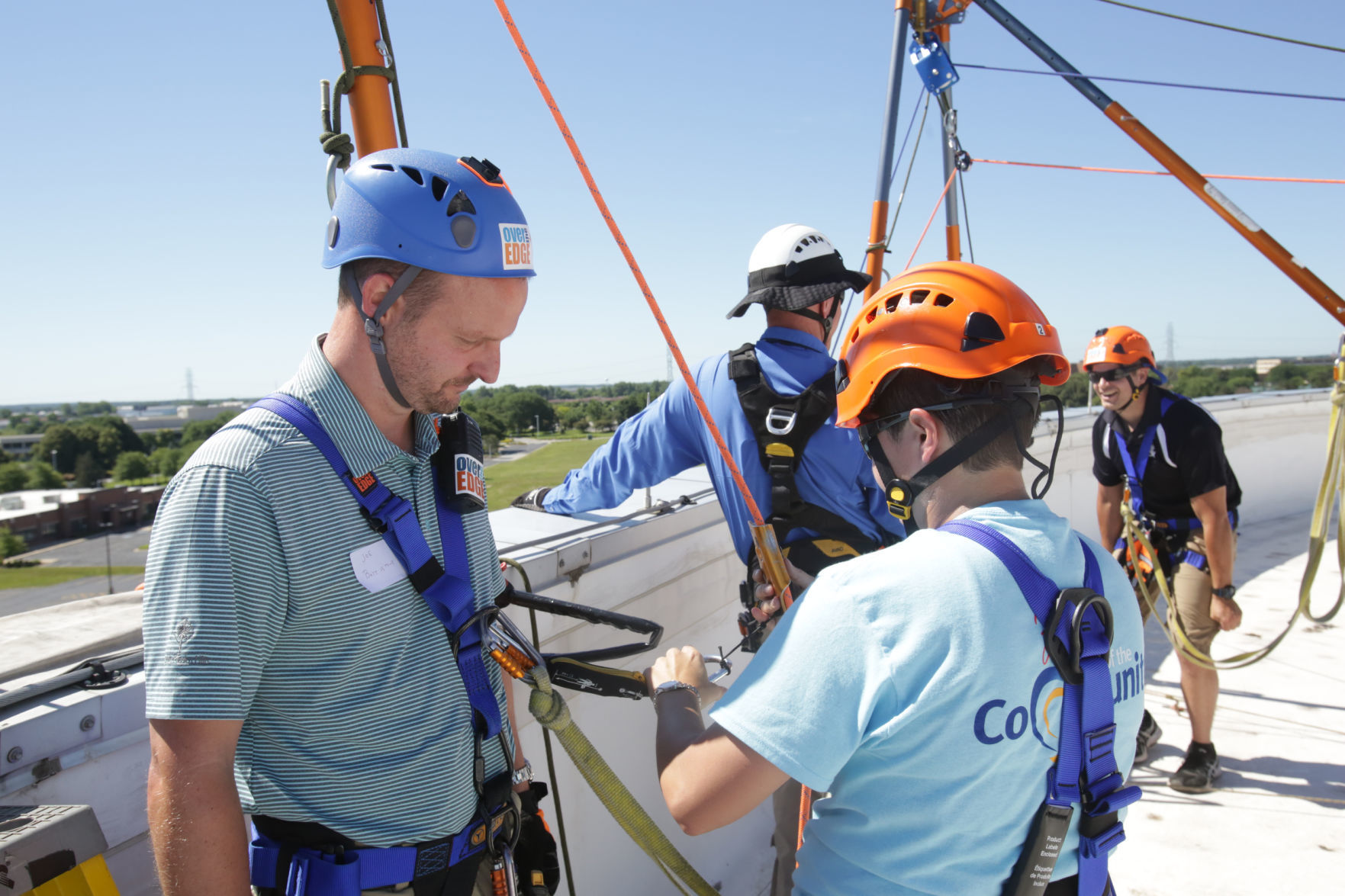 Lake Area United Way Rappelling